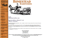 Desktop Screenshot of homesteadhardwoods.com