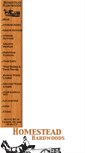Mobile Screenshot of homesteadhardwoods.com
